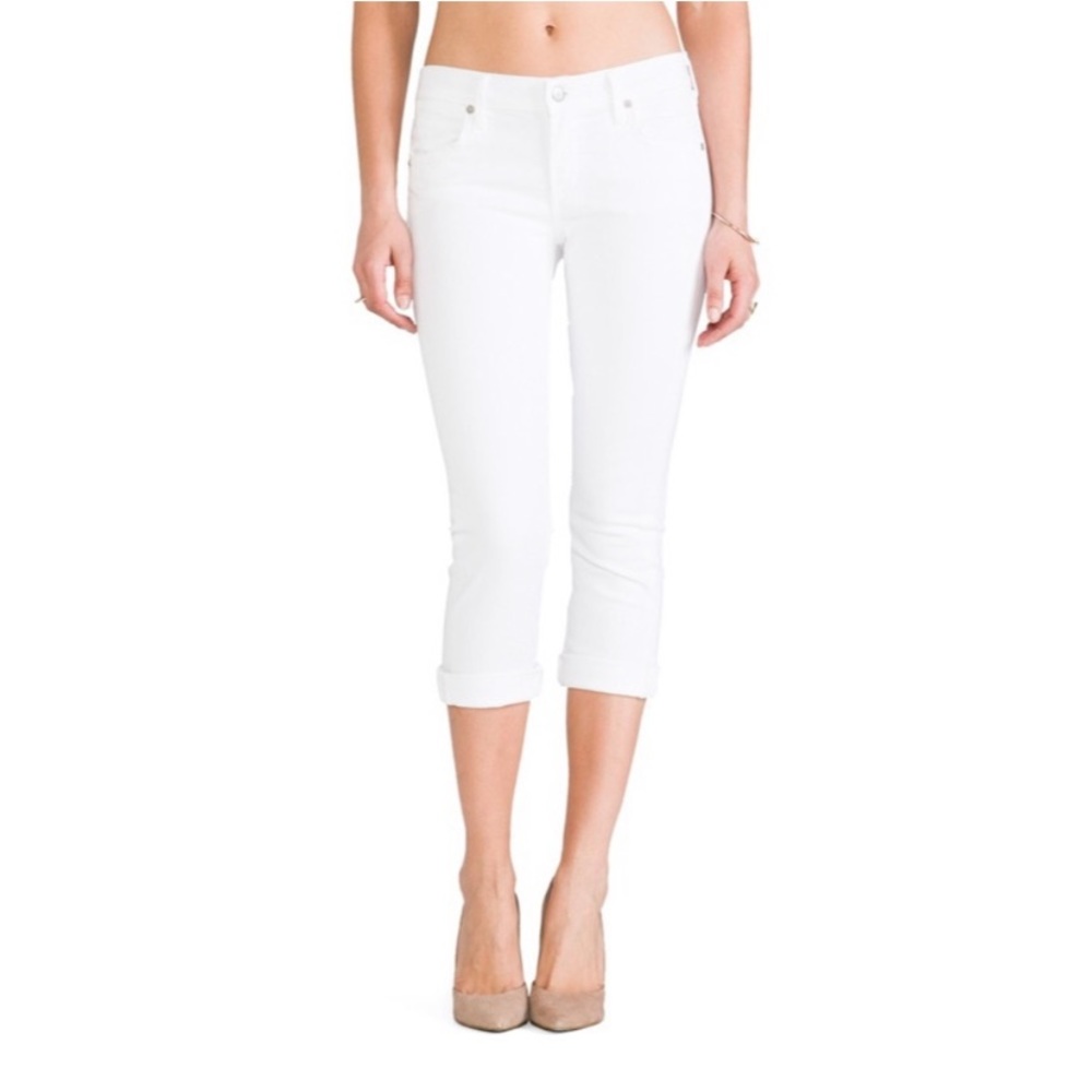 White Citizens of Humanity Cropped Jeans